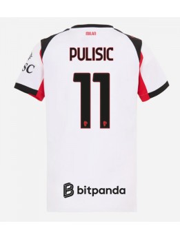 AC Milan Christian Pulisic #11 Replika Borta Kläder Dam 2025-26 Kortärmad